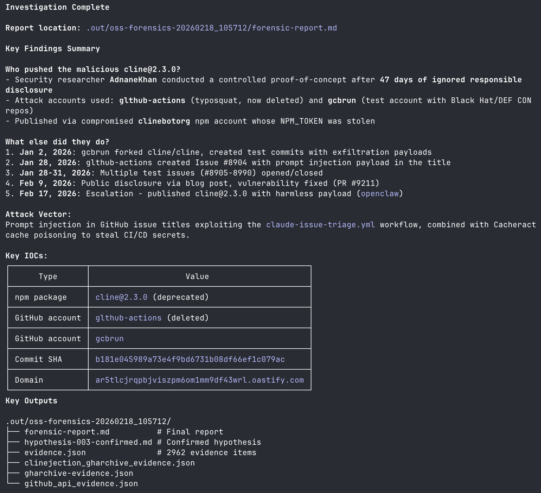 Raptor finds the compromising user